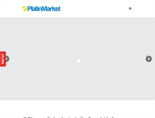 Tablet Screenshot of platinmarket.com